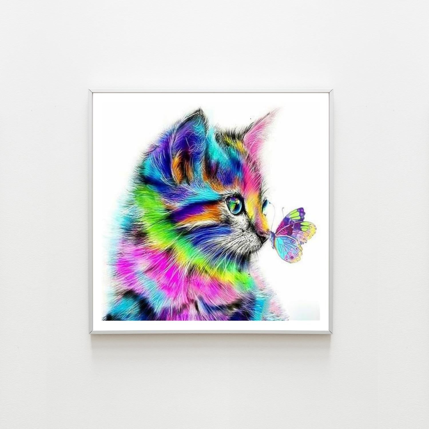 Diamond Painting Petit Chat Coloré