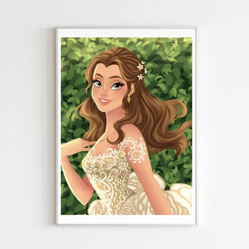 Diamond Painting Princesse Belle et sa Chevelure