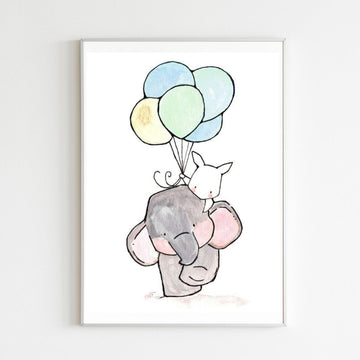 Diamond Painting Animaux Ballons