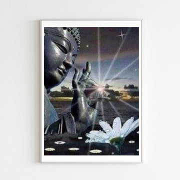 Diamond Painting Bouddha dans l'Océan
