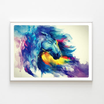 Diamond Painting Cheval Coloré