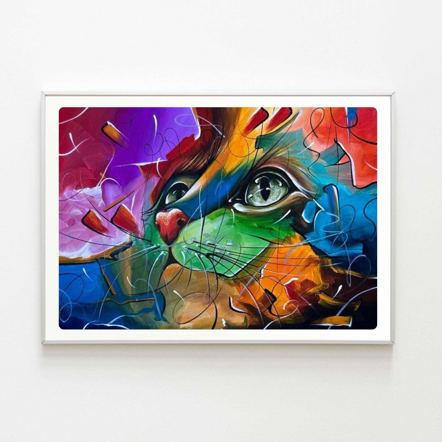 Diamond Painting Chat Artistique