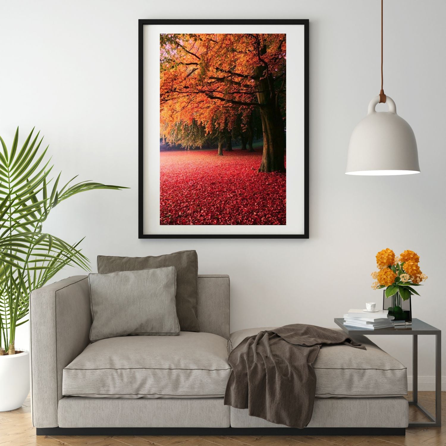 Broderie Diamant Arbre Automne
