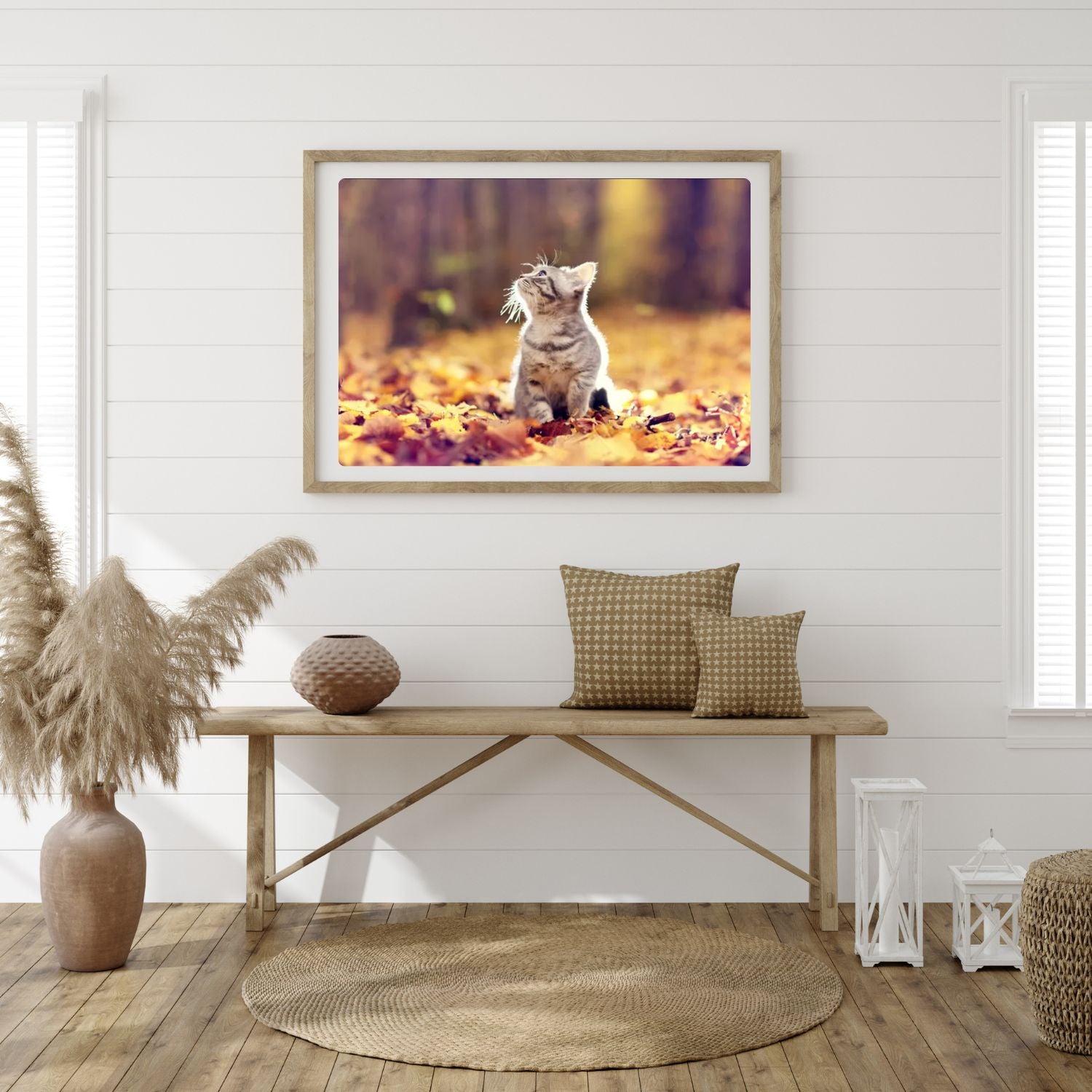 Broderie Diamant Chaton Automne