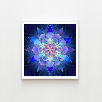 Diamond Painting Mandala Bleu Violet