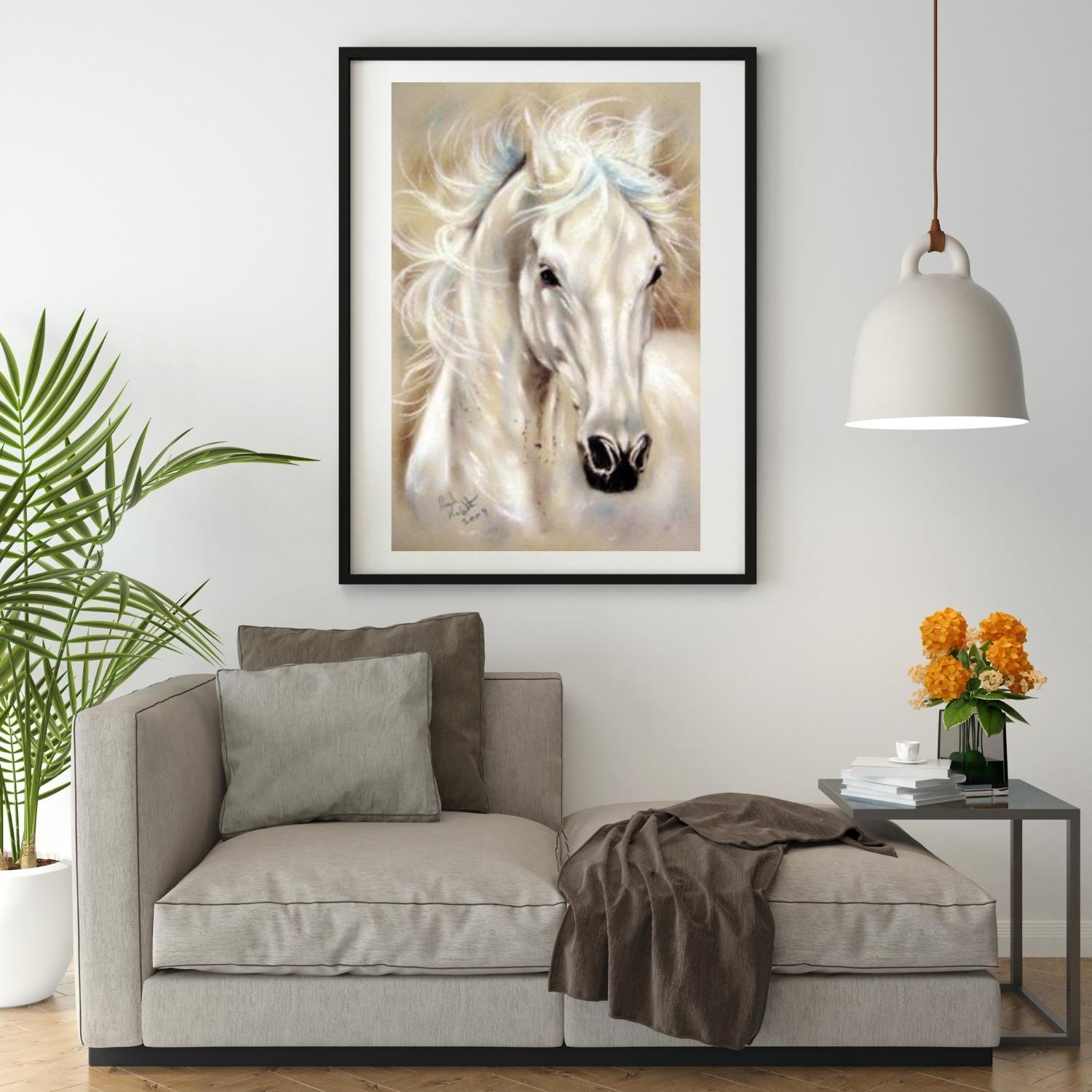 Broderie Diamant Cheval Blanc