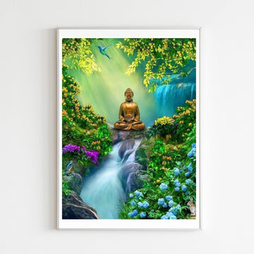 Diamond Painting Bouddha proche de la nature